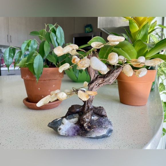 Citrine & Amethyst Tree - Picture 2 of 9